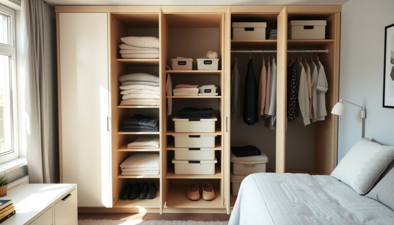 IKEA Wardrobe Storage Ideas for Small Bedrooms